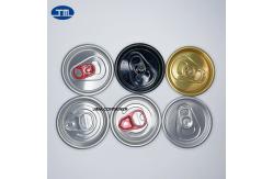 China 200 Sot Aluminum Beverage Can Lid 50mm Diameter With BPA Ni supplier
