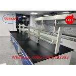 C frame Chemical Resistant Lab Benches Price for High Performance Workstations with Safety Hinges for sale