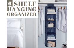 China Foldable Heavy Duty 6 Shelf Hanging Closet Organizer supplier