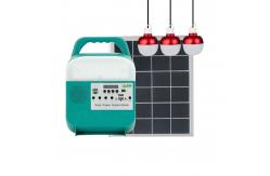 China Mini Station Radio Solar Panel Light Kit Lighting Generator Home 9W 6V supplier