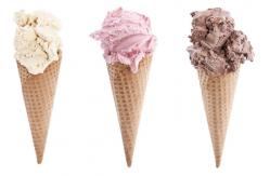 China Custom Chocolate Dipped Cone / Chocolate Waffles With Ice Cream , CE Approved supplier