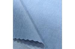 China No Fade Spring Summer Fabrics Rayon Poly Imitation Denim Pants 210gsm 6.2oz supplier