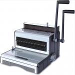 Double Loop 6.5mm Margin Spiral Hole Punch Binding Machines For A3/F4 Paper for sale