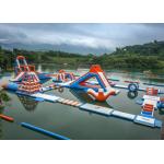 0.6 - 0.9mm PVC Inflatable Floating Water Park With Printing Logo for sale