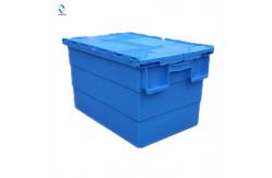 China Foldable plastic box storage container stackable and nestable storage bin supplier
