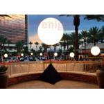 Custom Decorative Moon Balloon Light 400W LED Campaign Advertising 130cm for sale