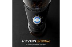 China Touchscreen Professional Burr Grinder LED Light Automatic With Removable Bean Hopper supplier
