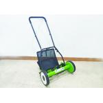 High Speed Home Manual Push Mower / Anti Vibration Manual Grass Mower for sale