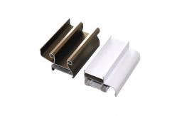 China Champagne Anodized T Shape Aluminium Door Profiles supplier