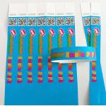 Supplier Durable Custom Tyvek Paper Wristbands Personalized Heat Resistant For Event