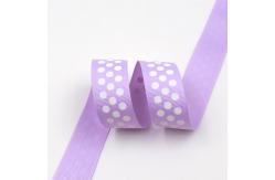 China logo dot printed ribbon silk screen supplier