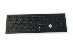 China LED Backlight Industrial Keyboard With Trackball Full FN Keys 103 Keys supplier
