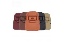 China Multi Pocket Durable Foldable Car Trunk Organizer Leather Material Easy Clean supplier