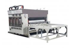China Semi Automatic Corrugated Cardboard Machine Printing And Slotting Machine supplier