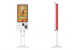 China Restaurant Self Ordering Self Service Payment Kiosk Machine 24 inch 32 Inch supplier