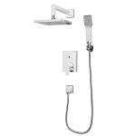 Concealed Shower Set Modern Design Square Built-in Headshower Bathroom with Hand Shower for sale