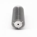 Cylindrical Led Heat Sink Aluminum Profiles Mill Finished 200mm for sale