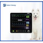 Audible / Visible Alarm Veterinary Multiparameter Monitor Lightweight for Pet Clinical for sale