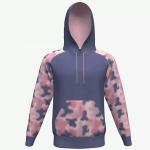 Sublimated Pullover Sports Team Hoodies Solid Pattern Anti Wrinkle for sale