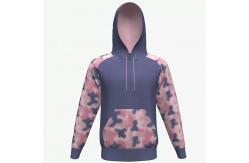 China Sublimated Pullover Sports Team Hoodies Solid Pattern Anti Wrinkle supplier