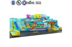 China Kids Space Jungle Gym Indoor Playground With Big Slides TUV Certifications supplier