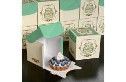 China Custom Logo Eco Friendly Bakery Packaging Boxes for Cakes Pastries supplier