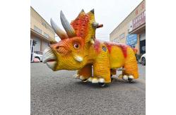 China Amusement Park Ride Remote Control Animatronic Dinosaur Rides for Kids supplier