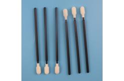 China Black Handle Paddle Head Sponge Foam Swab Stick 4 Lint Free supplier