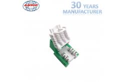 China CAT6 RJ45 Keystone Jack With Dust Cover supplier