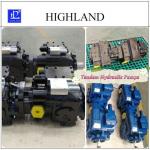 Variable Displacement Hydraulic Piston Pump For Skid Steer Loaders Black
