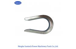China Portable Adjustable HDG Carbon Steel Wire Rope Thimble supplier
