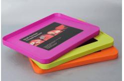 China LFGB Multifunction PP Plastic Chopping Board Pink Orange For Kitchen supplier