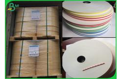 China FDA Certificate 13MM Raw Pulp Straw Paper Material For Drinking supplier