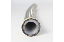 China CLWB DN25 PTFE Convoluted Hose With 304 Stainless Steel Over Braided supplier