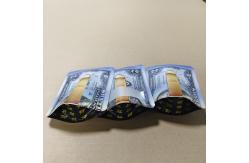 China Custom Dollar-print Childproof Bags Astm Iso-certified & Recyclable Pet / al / pe Laminates supplier