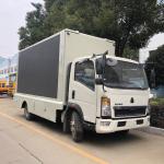 Howo LHD RHD 6 Wheel Euro5 Diesel 87hp Led Advertising Truck for sale