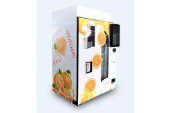 China Auto Coin Operated Freshly Squeezed Orange Juice Vending Machine Refrigeration System supplier