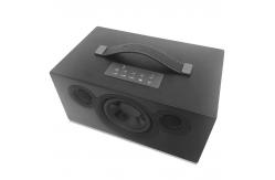 China Compact Portable Solid Wooden Bluetooth Speaker For Home With Rechargable Battery supplier