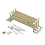 100 Pairs 110 Terminal Block Wall Mounted Wiring Block Patch Panel For Telecommunication for sale
