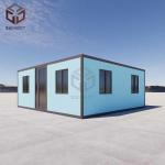 PU Sandwich Panel Flat Pack Folding House Container 38SqM for sale