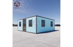 China PU Sandwich Panel Flat Pack Folding House Container 38SqM supplier