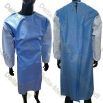 AAMI PB70 Level 3 Reinforced Sms Surgical Gown Sterile Disposable for sale
