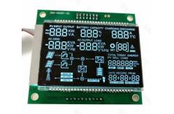 China Segmented VA LCD Display Black Panel White Backlight HT1623 COB PIN Module supplier