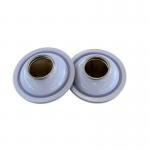 White And Gold Color Aerosol Can Cone Tin Seal Lids 207.5# 60mm Dia High Pressure for sale