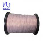 2UEW-F Taped Litz Wire 0.05mmx600 PTFE Insulation Taped Stranded Copper Wire for sale