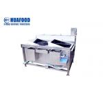 SS304 Material Automatic Vegetable Fruit Washing Machine for sale