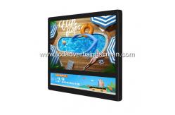 China WiFi Double Screen LCD Advertising Player With CMS Software supplier