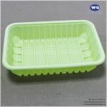 Disposable Plastic Fruit And Vegetable Packing Tray,Reusable Food Containers meat plates,Microwave Catering Service Tray for sale