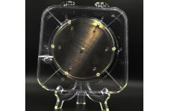 China PP 12 Inch Round Single Wafer Carrier Container Box Contamination Prevent supplier