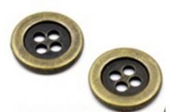 China Mini Silver Brass Gun Metal Buttons For Jackets With Zinc Alloy Plated supplier